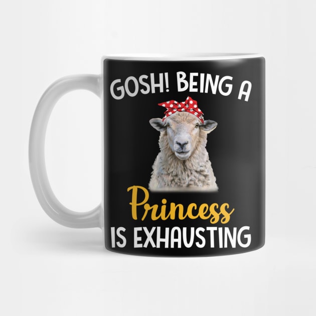 Sheep Gosh Being A Princess Is Exhausting by Manonee